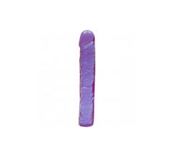 Crystal Jellies 10in Classic Dildo - Purple